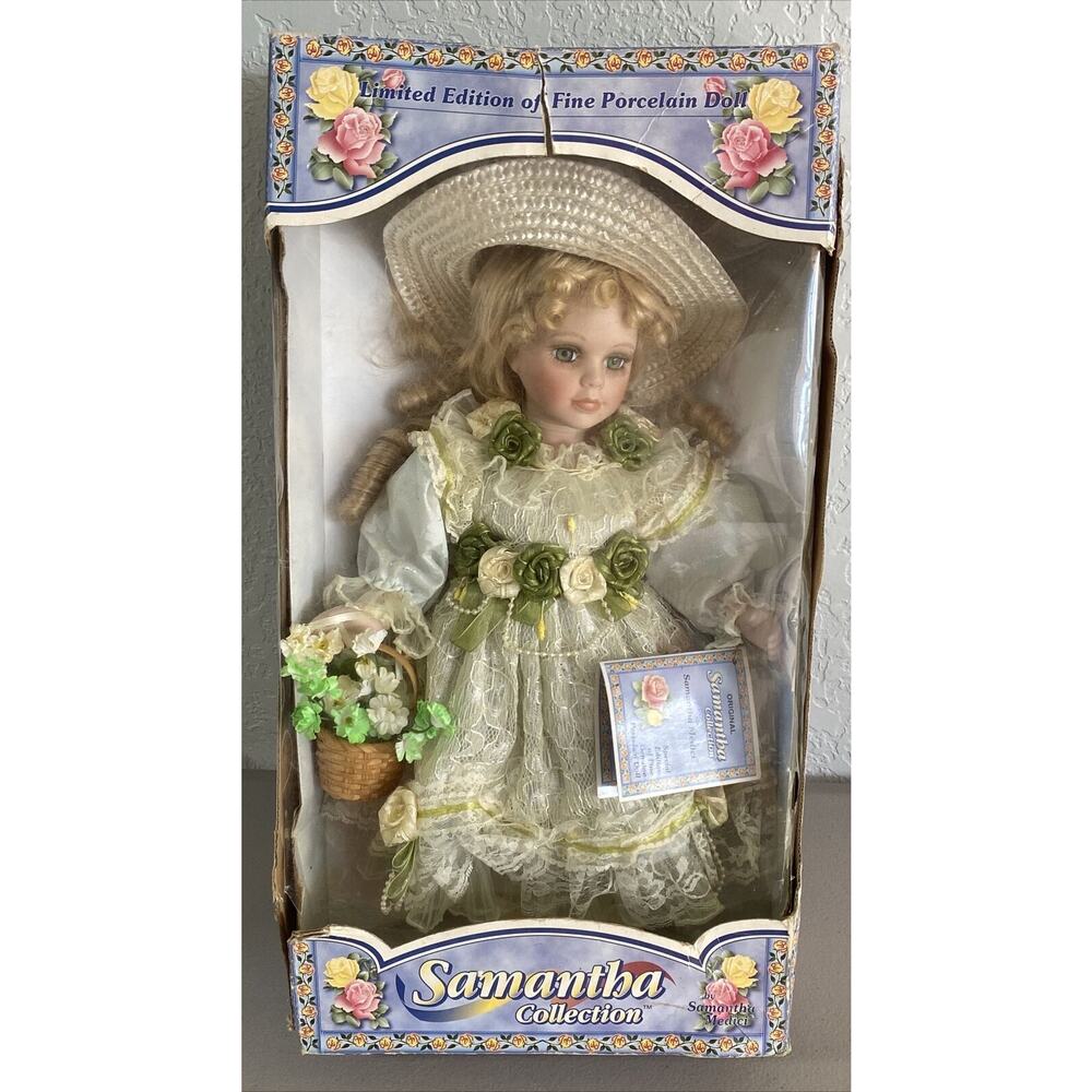 Samantha Doll Collection by Samantha Medici Porcelain Doll 18" Series-2005 + COA
